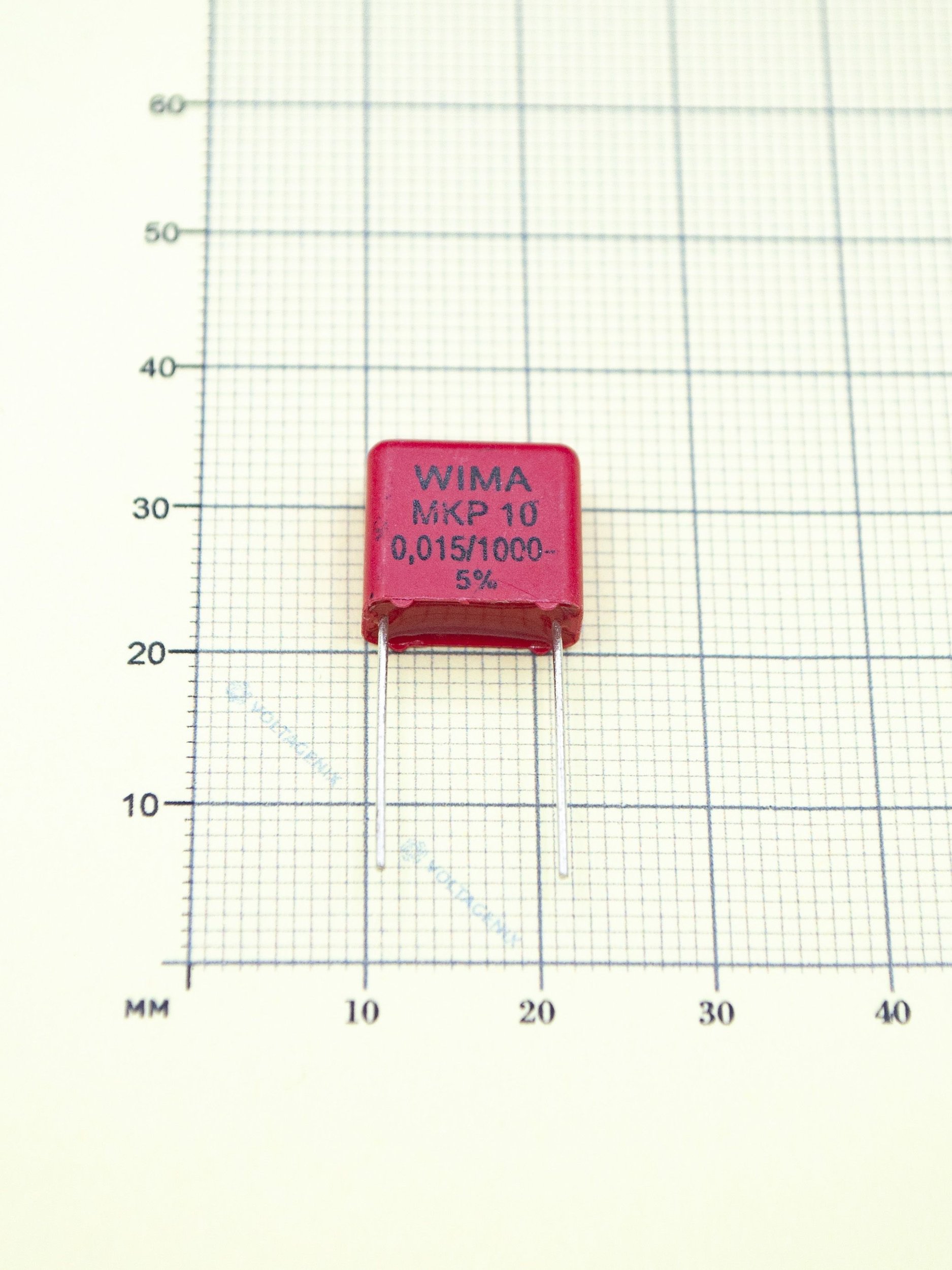 Конденсатор WIMA MKP10 0,015 мкФ (15 нФ), -1000в 5%