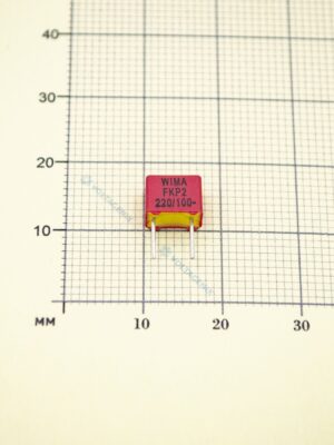 Конденсатор WIMA FKP2 220 пФ, 100в 5%.