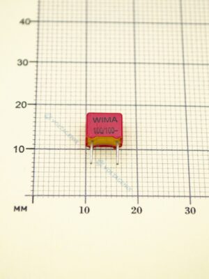 Конденсатор WIMA FKP2 100 пФ, 100в 5%.