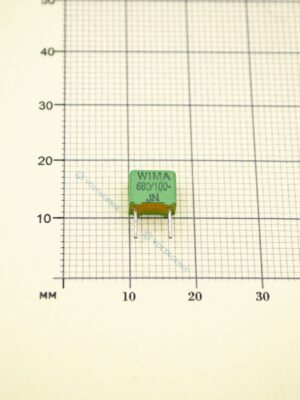 Конденсатор WIMA FKP2 680 пФ, 100в 2.5%.
