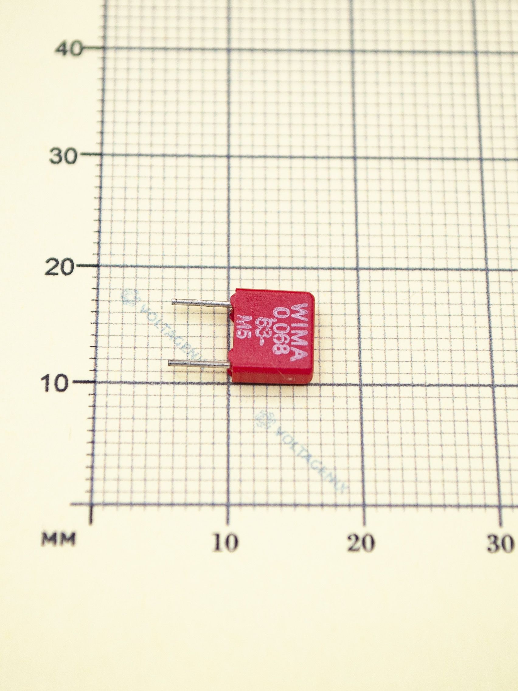 Конденсатор WIMA MKS2 0,068 мкФ (68 нФ), 63в 10%. — изображение 2