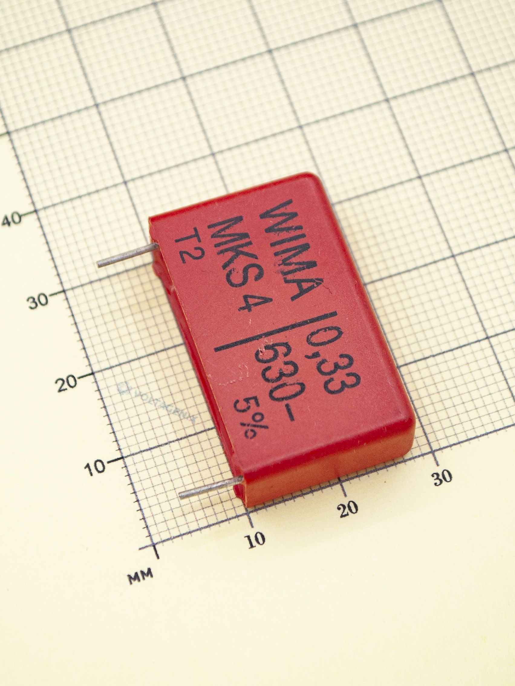 Конденсатор WIMA MKS4 0,33 мкФ (330 нФ), 630в 5% — изображение 2