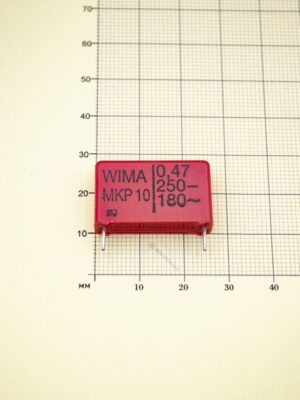 Конденсатор WIMA MKP10 0,47 мкФ (470 нФ), 250в/180в 5%